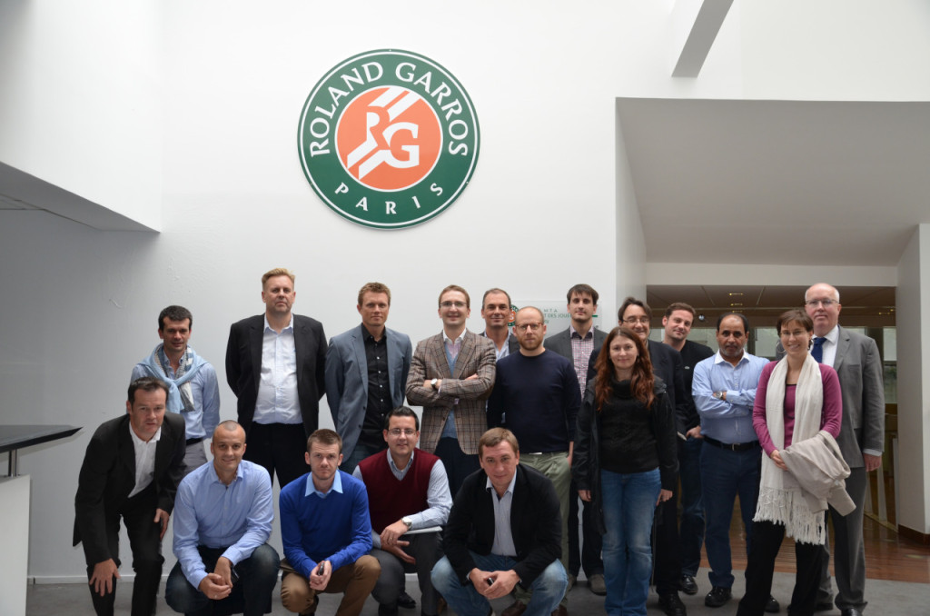 MESGO II participants at Roland-Garros in Paris