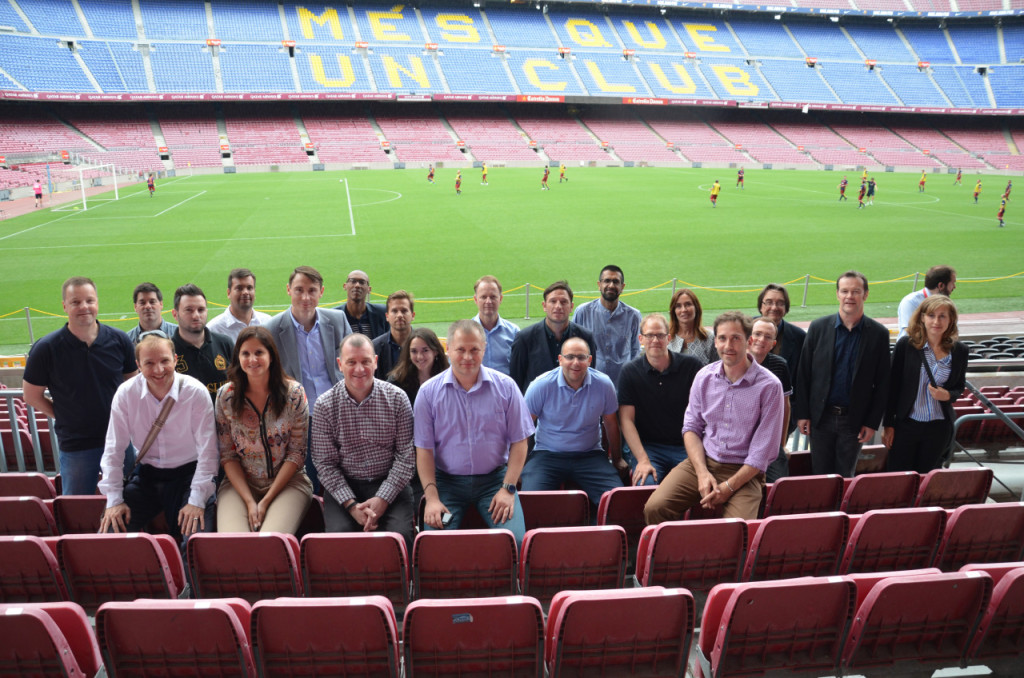 At Camp Nou, home of FC Barcelona